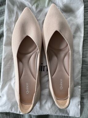 Quince washable ballet flats